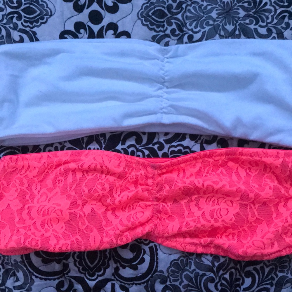 two strapless bras